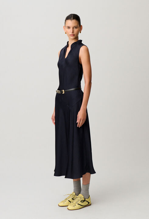 Vestido midi fluido