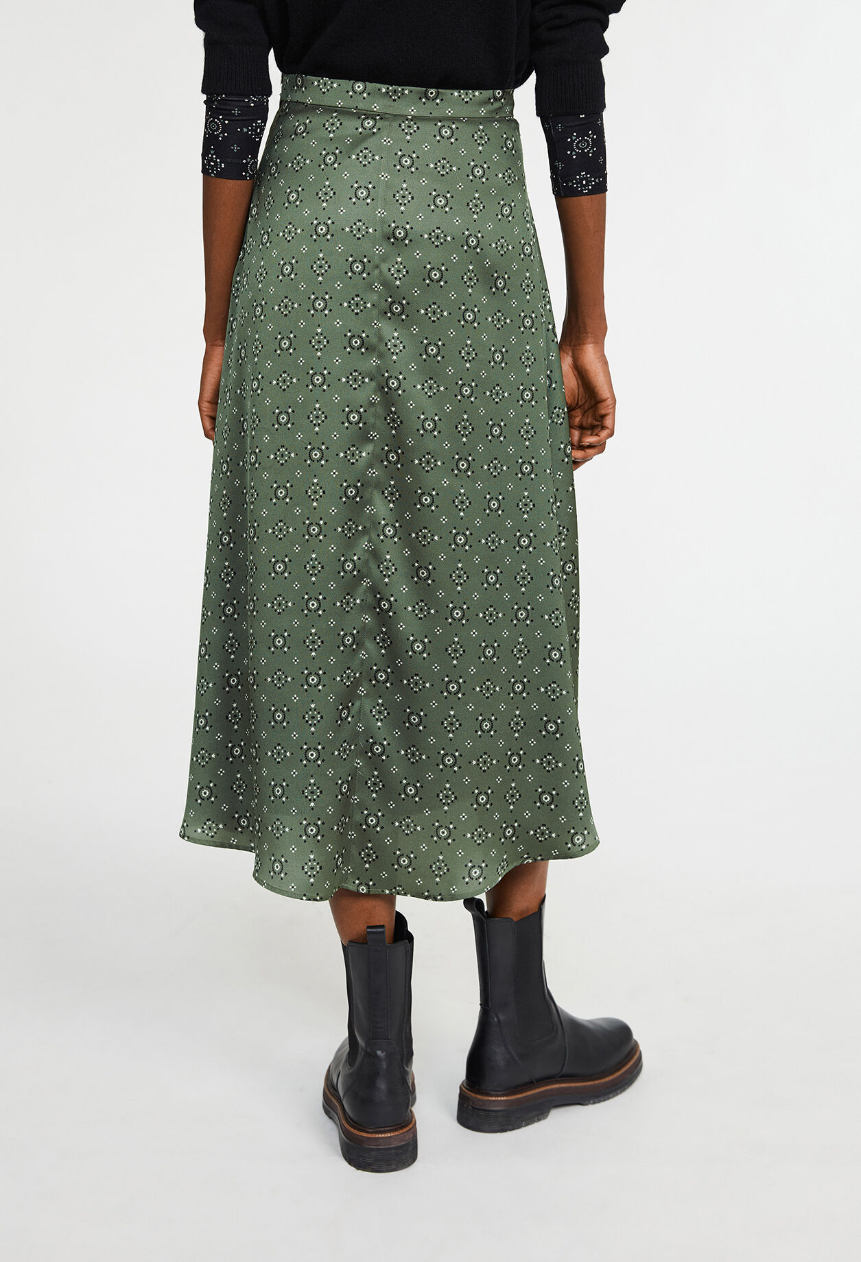 Falda estampada