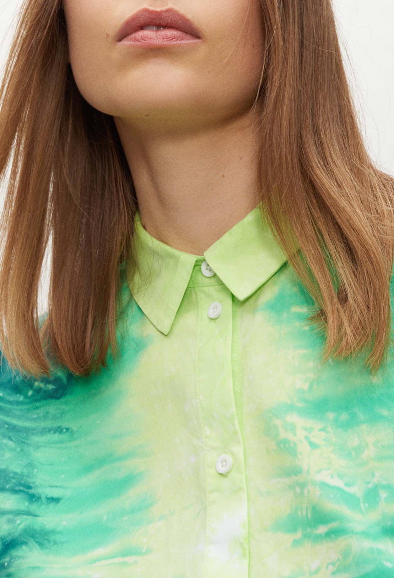 Camisa con estampado tie & dye