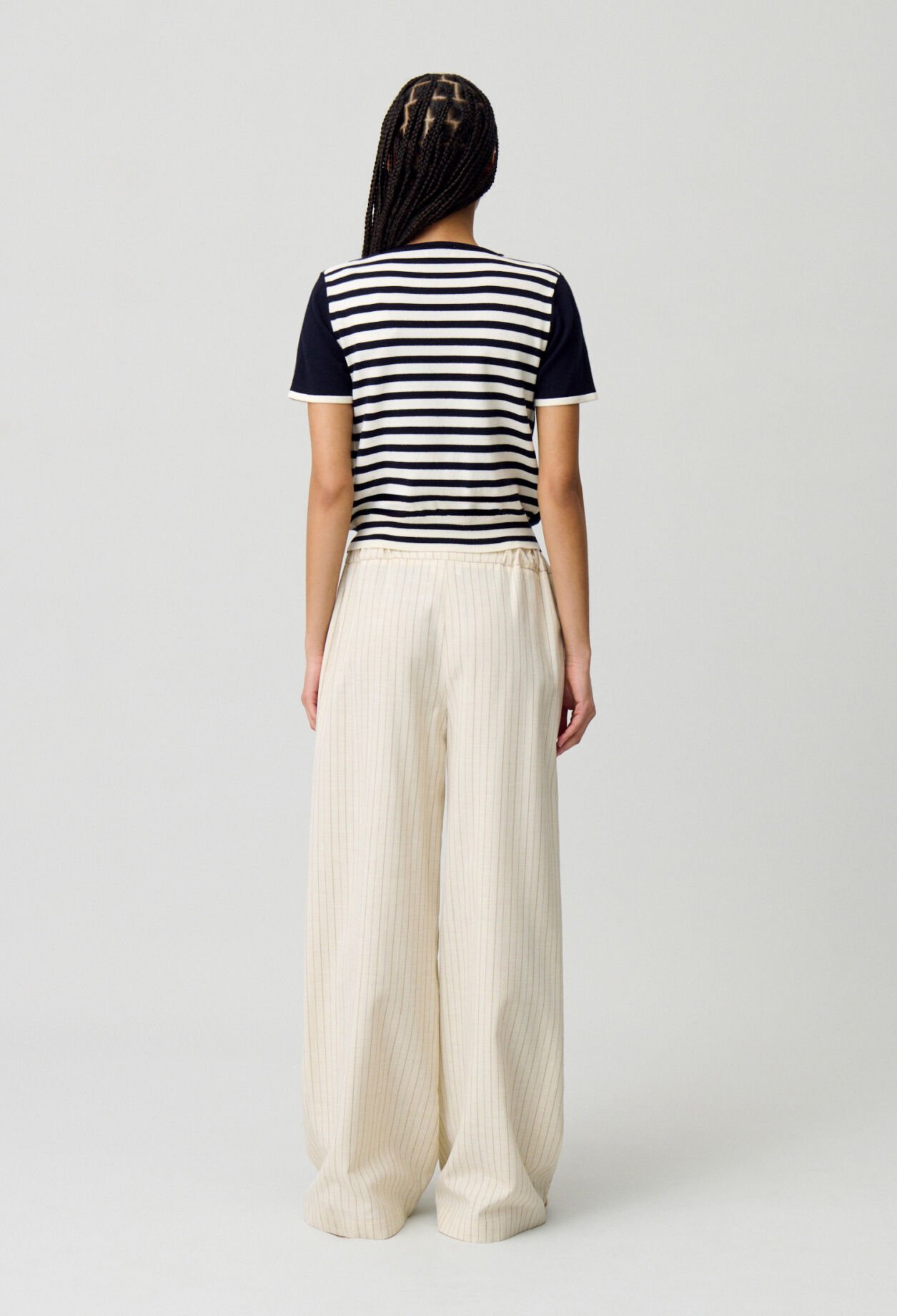 Jersey corto estilo marinero