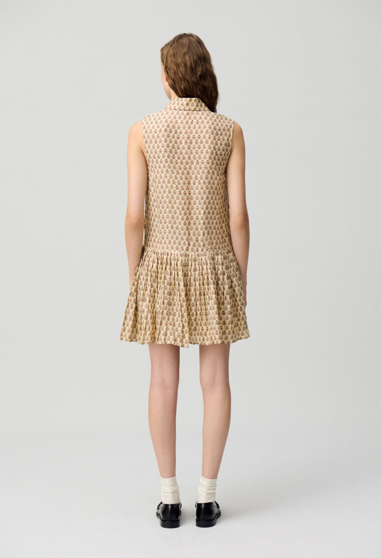 Vestido corto estampado