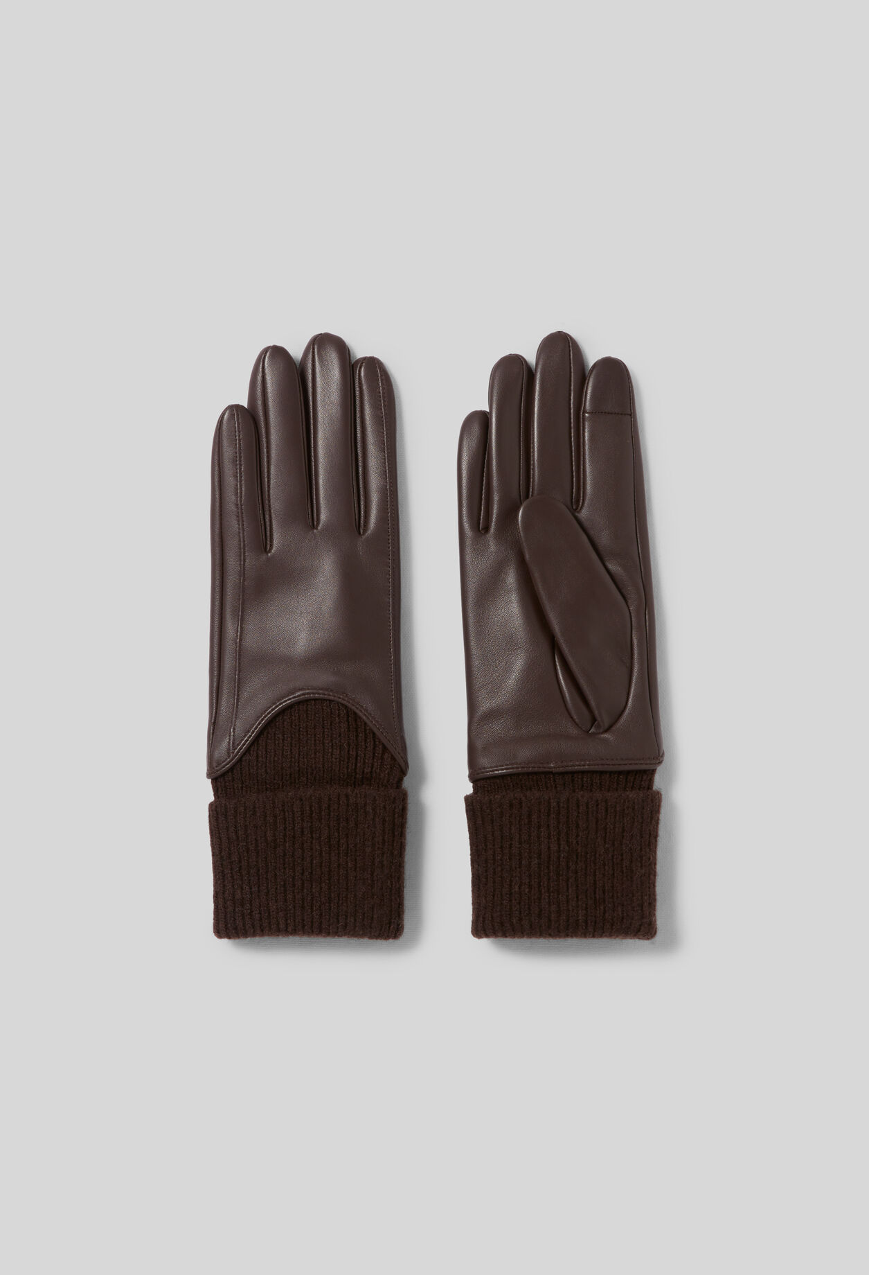 Guantes de cuero y malla