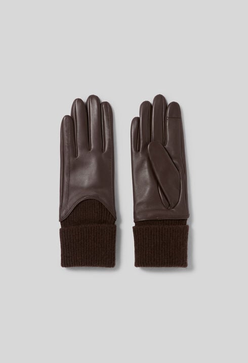 Guantes de cuero y malla