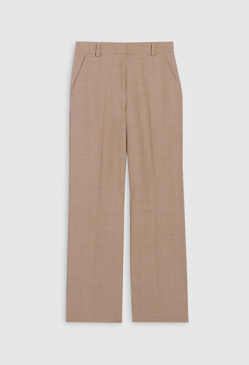 Pantalón de traje en beige