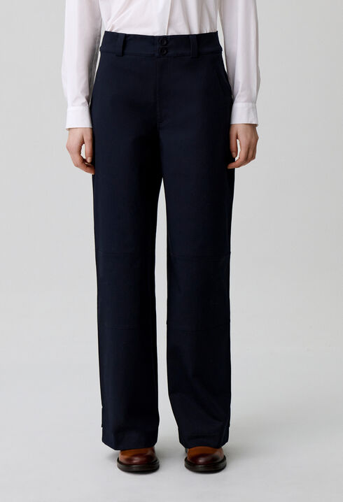 Pantal&oacute;n de gabardina de algod&oacute;n