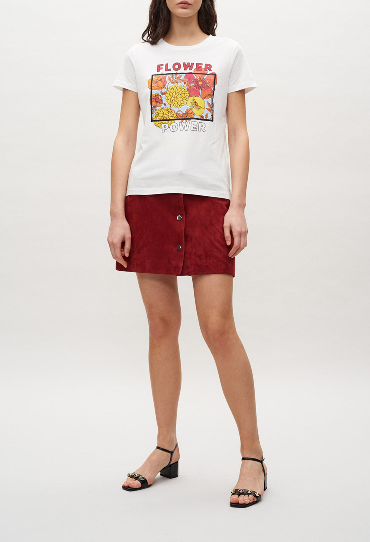 Camiseta de flores