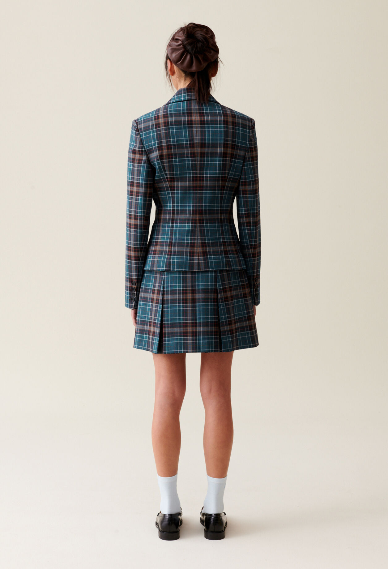 Chaqueta de traje a cuadros