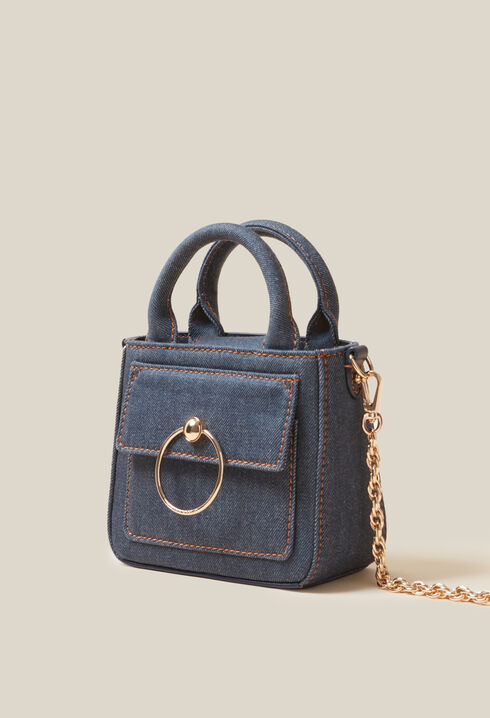 Mini bolso Anouck vaquero cadena