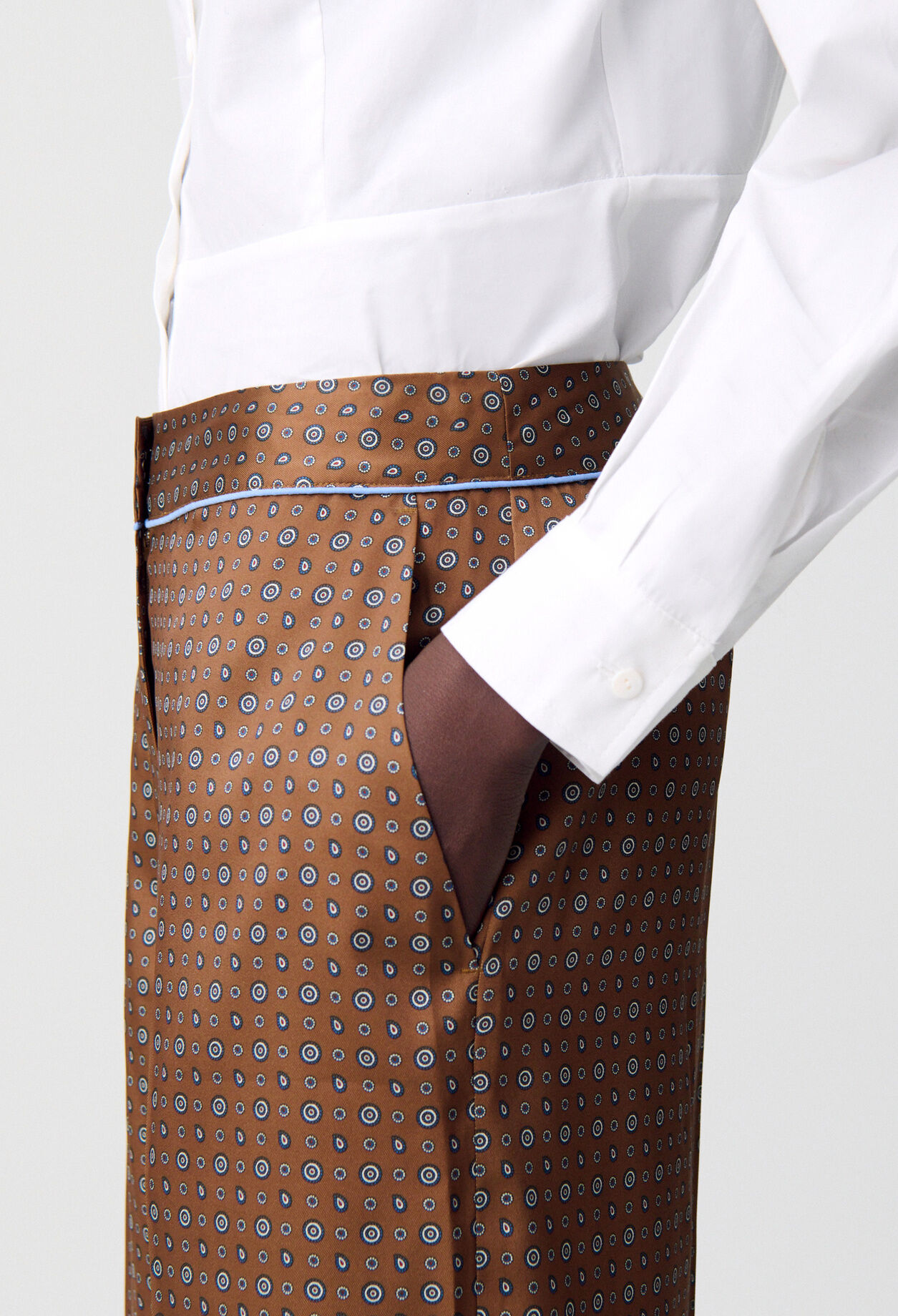 Pantalón fluido estampado