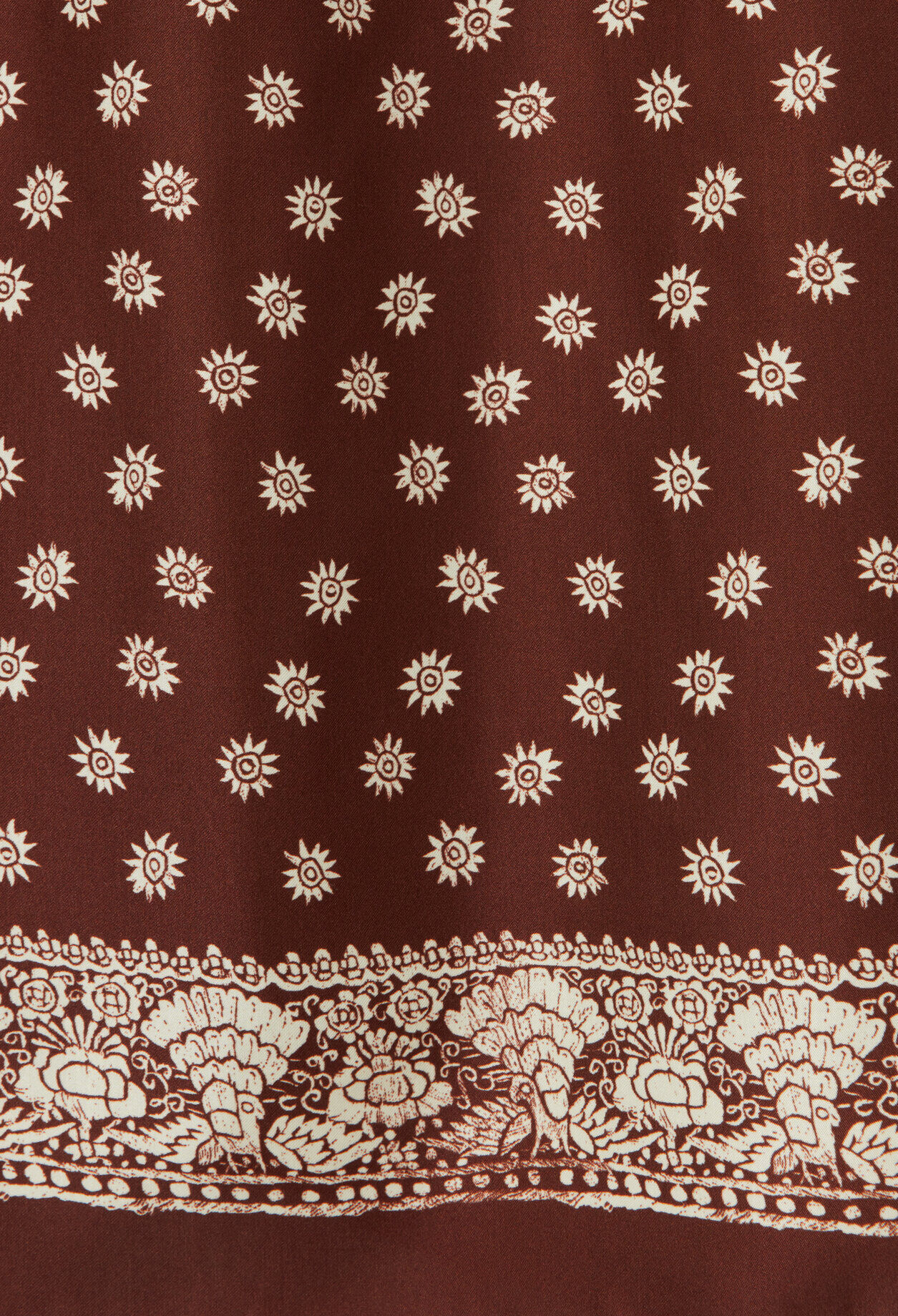 Falda estampada fluida
