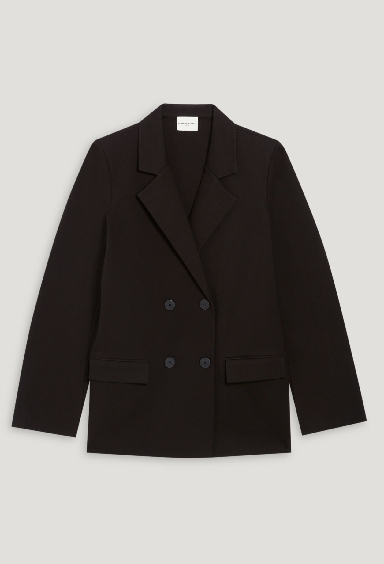 Chaqueta de traje oversize negra