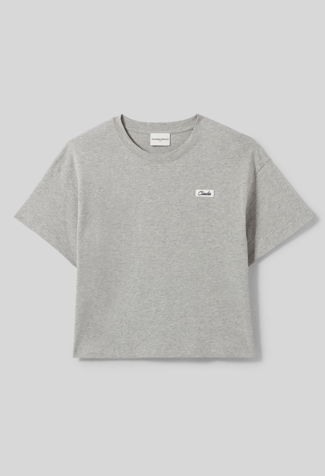 Camiseta de algodón de corte amplio