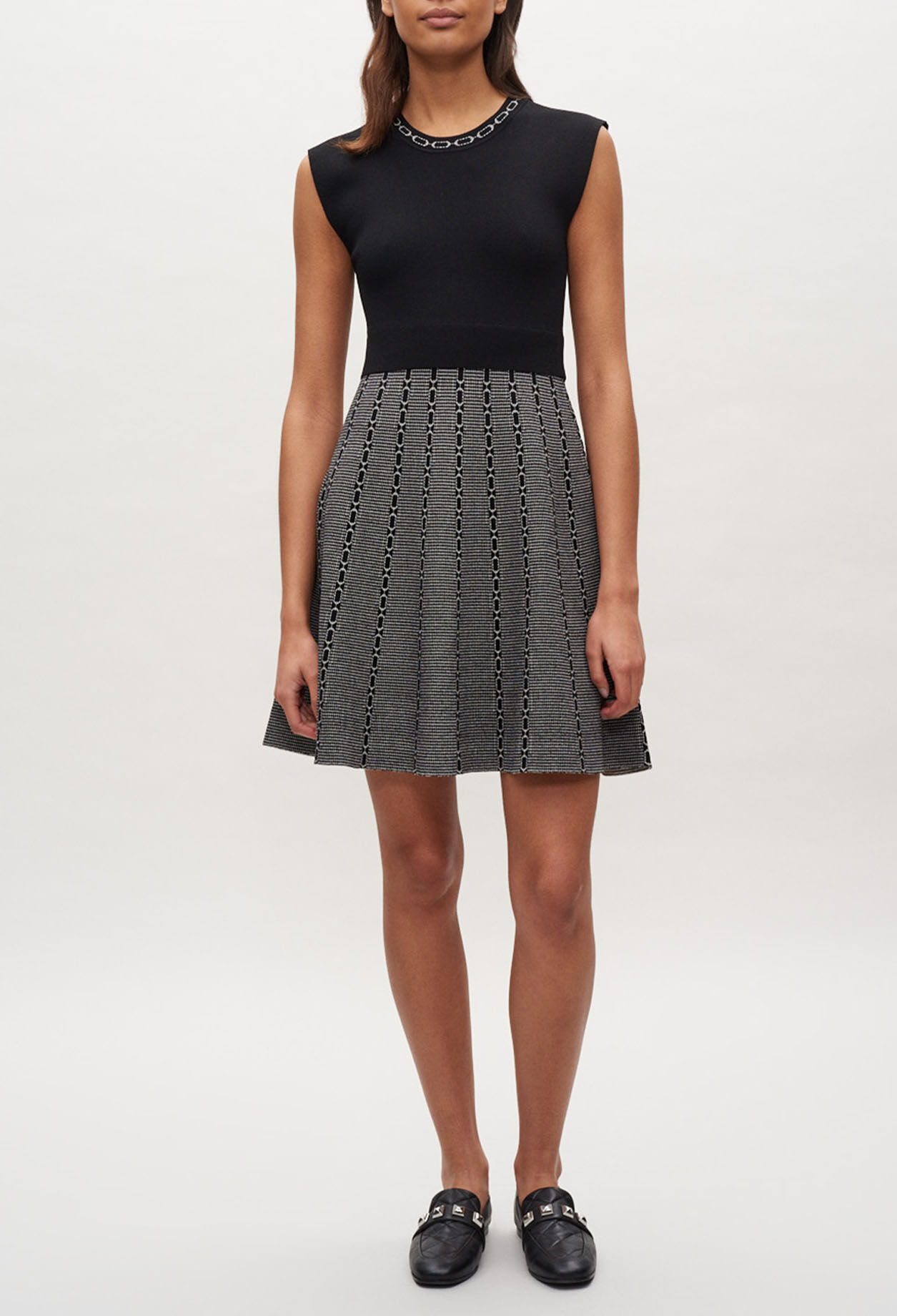Vestido de punto sin mangas