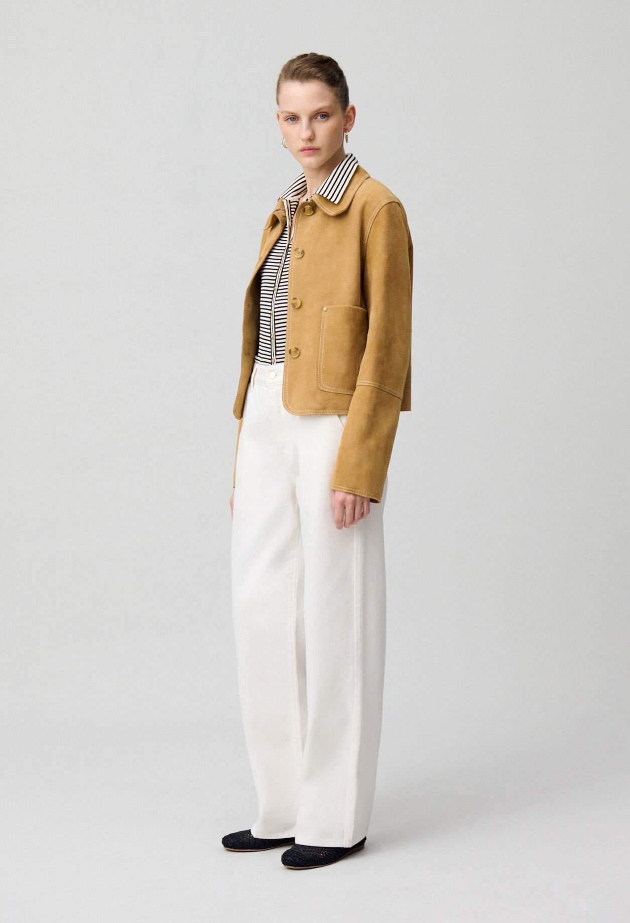 Chaqueta de ante