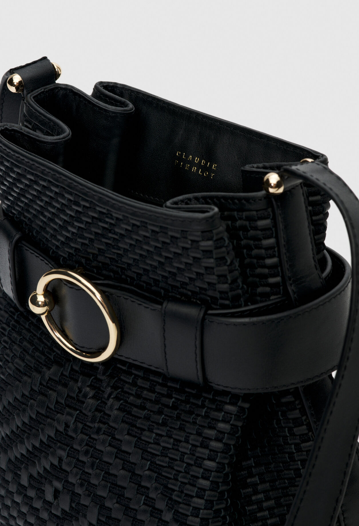 Bolso bombonera de cuero