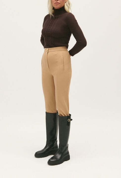 Pantalones de talle alto slim