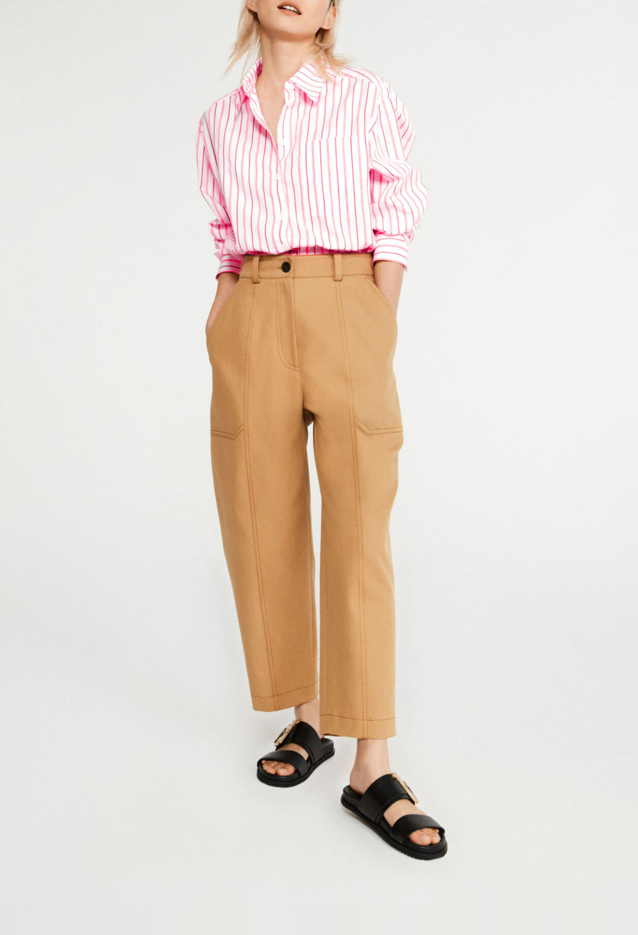 Camisa de rayas oversize