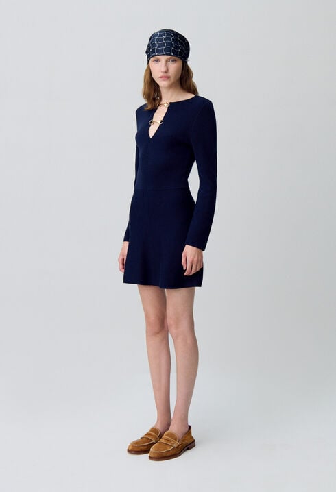 Vestido ajustado de punto