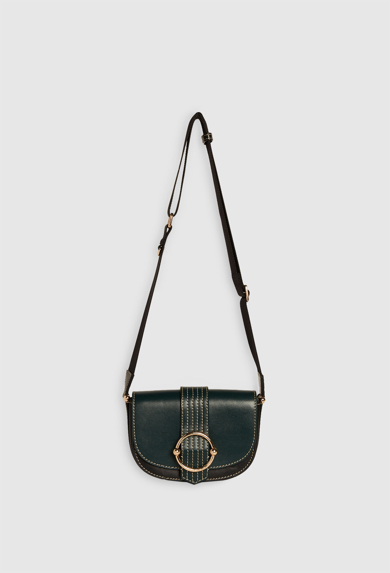Bolso bandolera de cuero