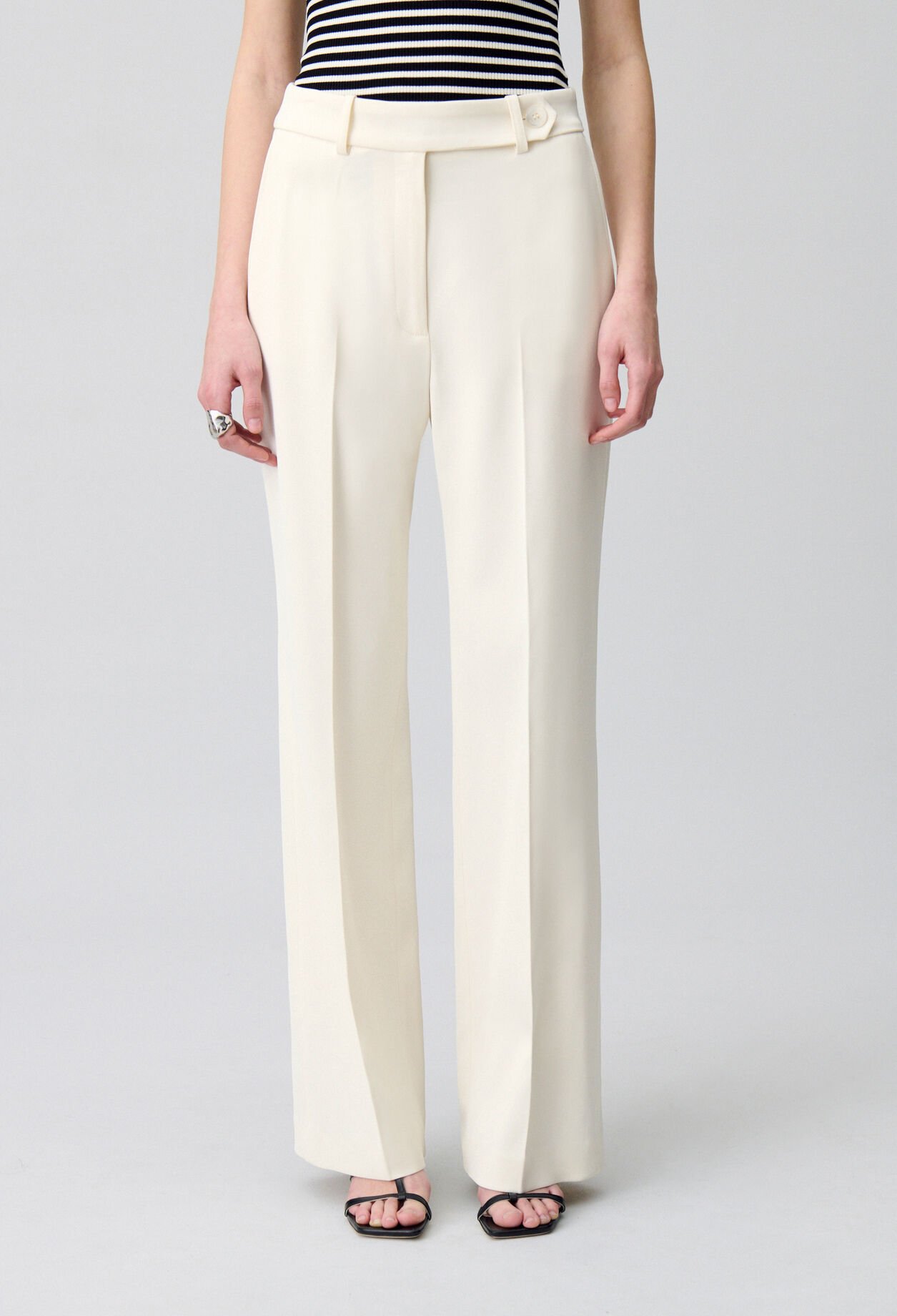 Pantalón de traje recto
