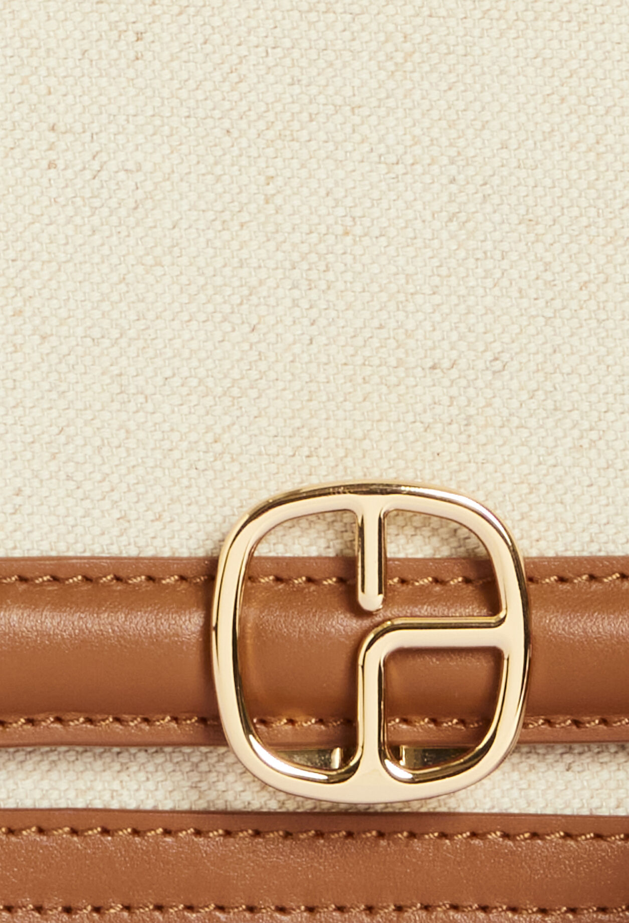 Bolso Alberto de tela en beige