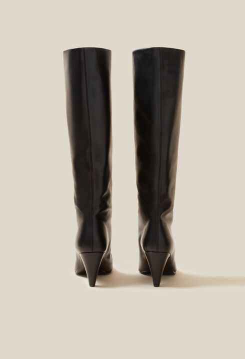 Botas altas de piel