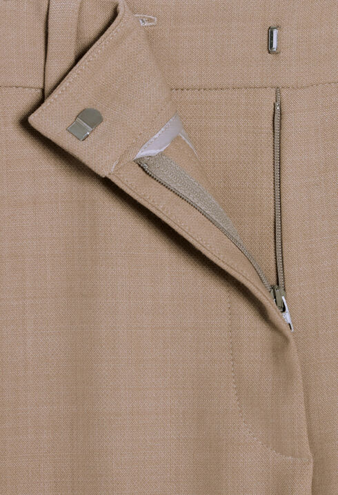 Pantalón de traje en beige