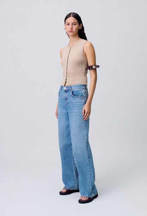 Vaqueros denim rectos