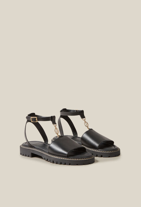 Sandalias piel