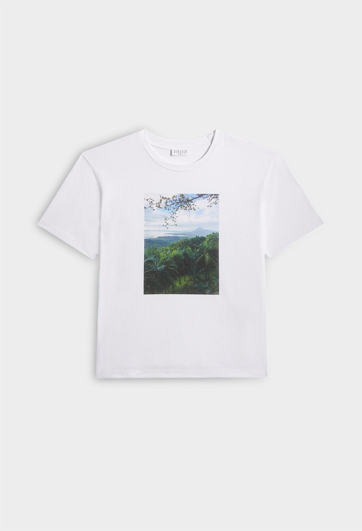 Camiseta serigrafiada de algodón bio