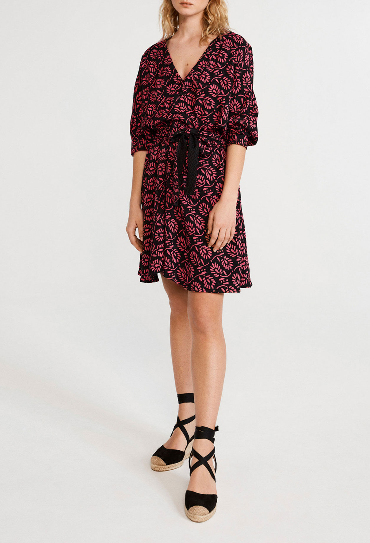 Vestido solapado