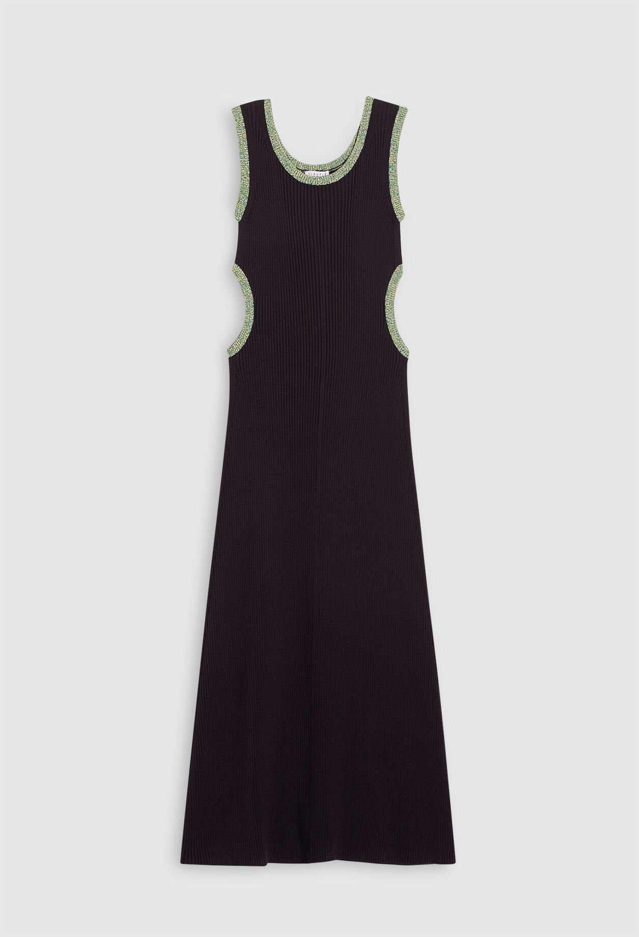 Vestido largo de punto