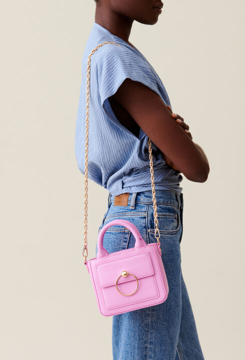 Mini bolso Anouck piel lisa cadena