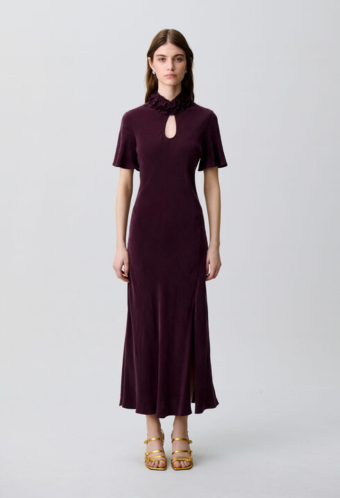 Vestido midi fluido