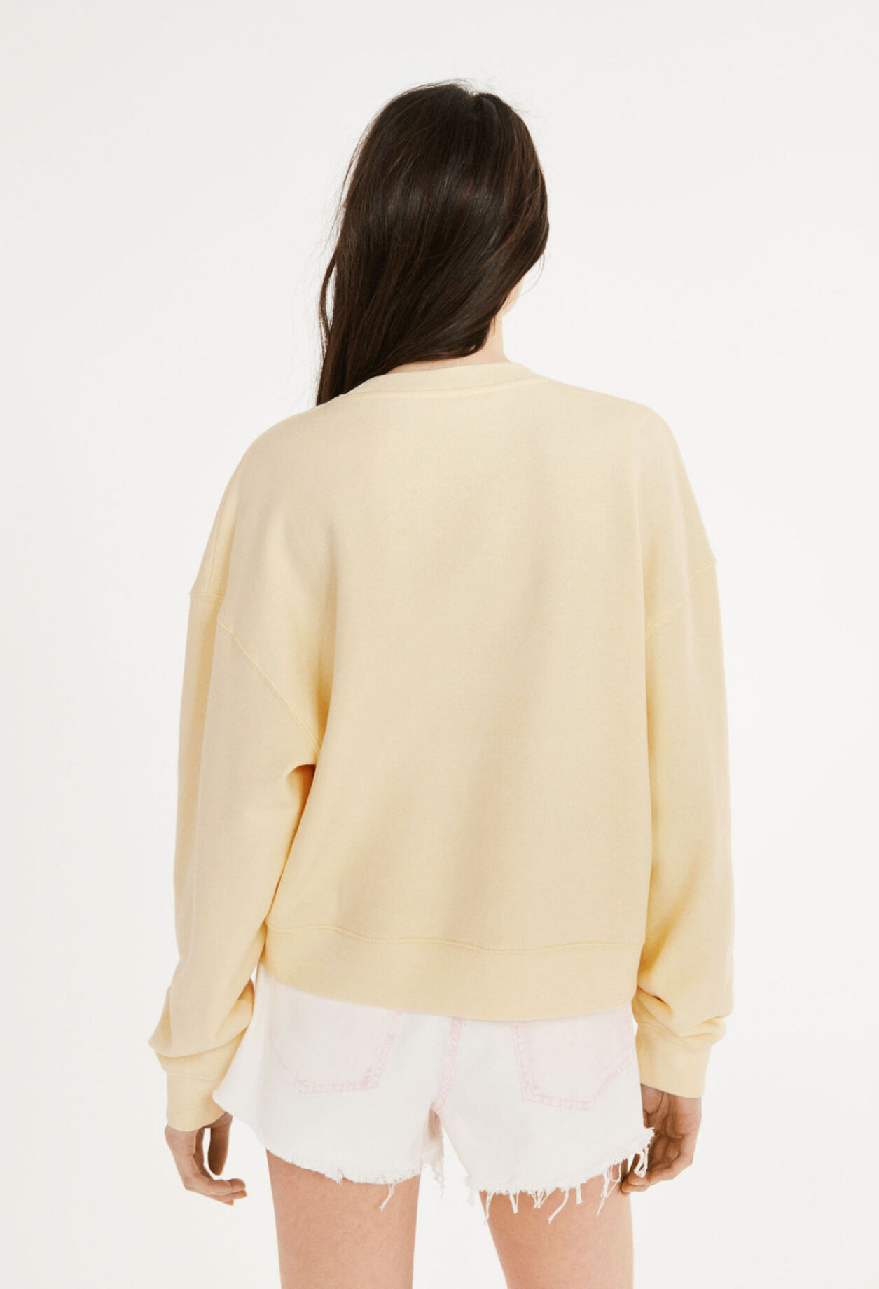 Sudadera amarillo pálido