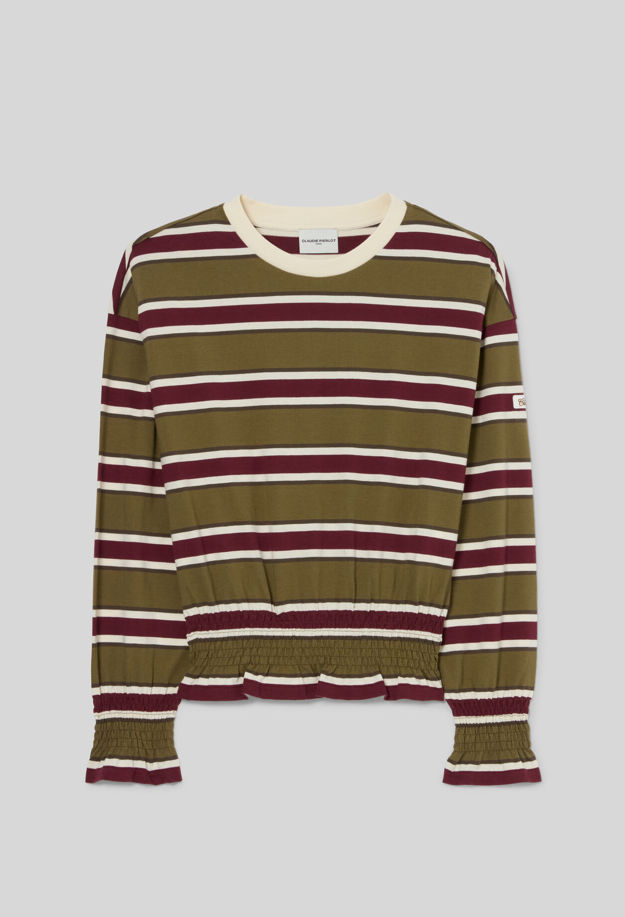 Camiseta manga larga cuello redondo