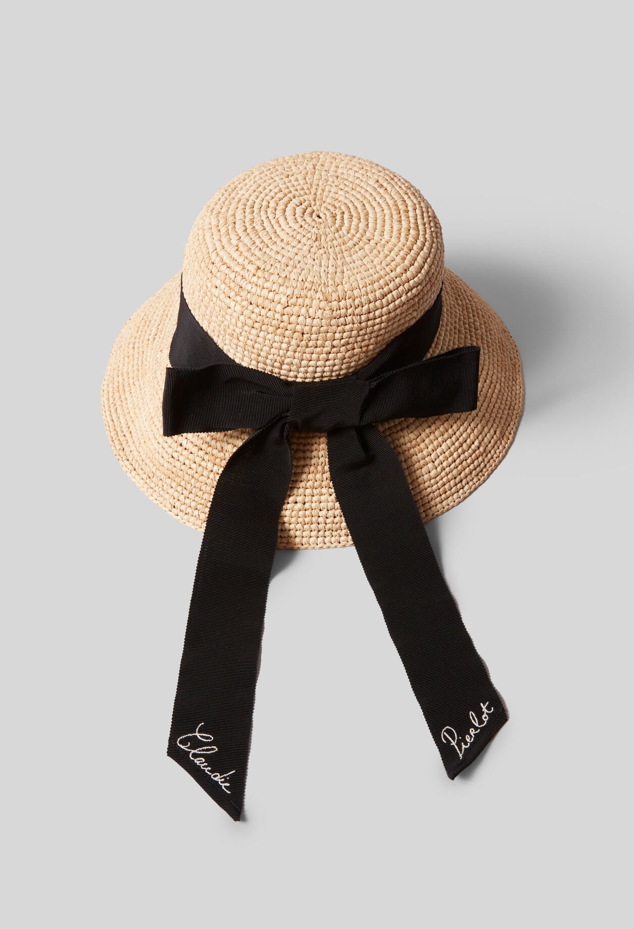 Sombrero raphia con cinta