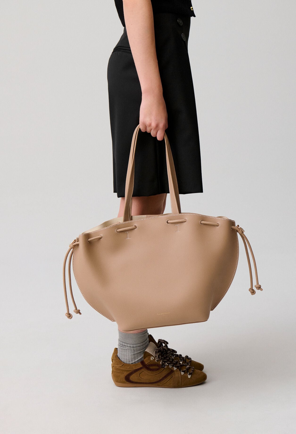 Bolso Alban de cuero granulado