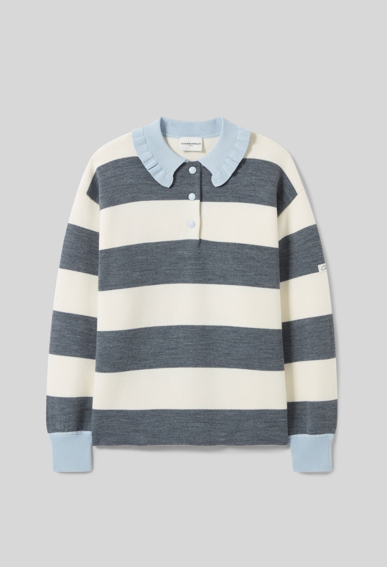 Polo de rayas anchas.