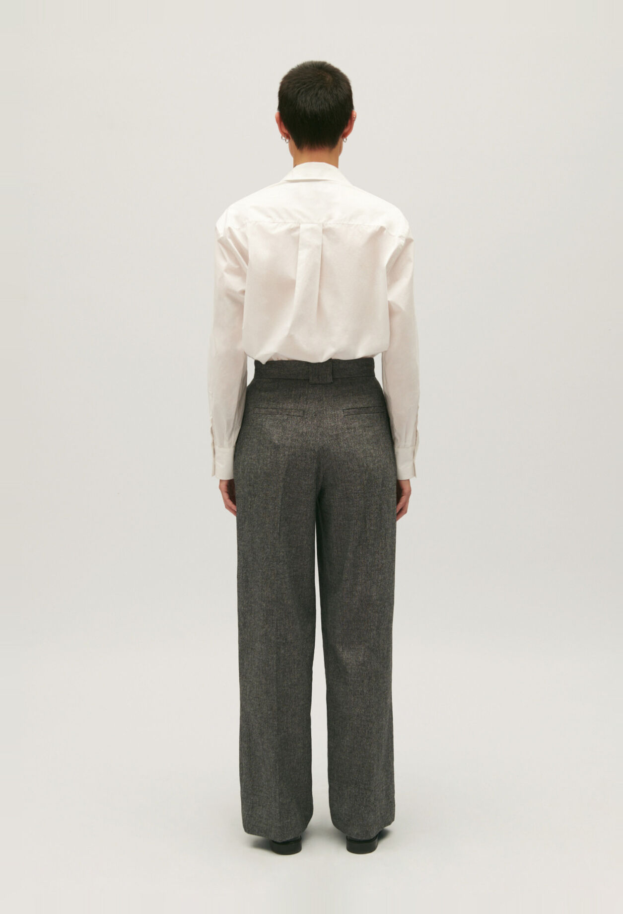 Pantalón de traje ancho