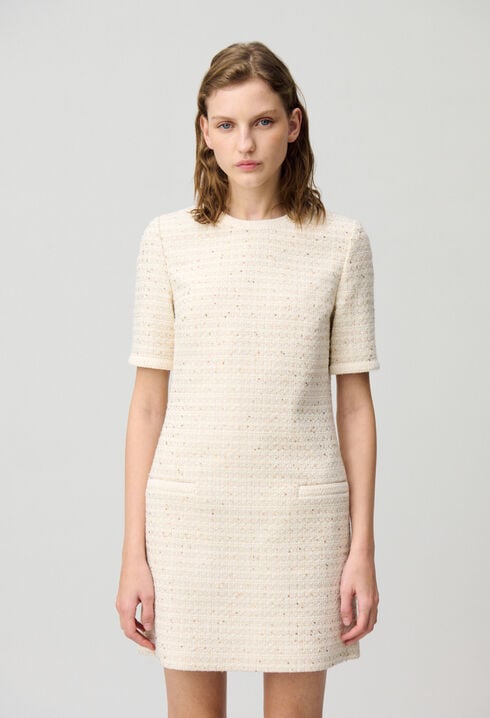 Vestido corto de tweed