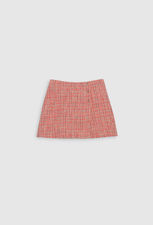 Falda pantalón de tweed