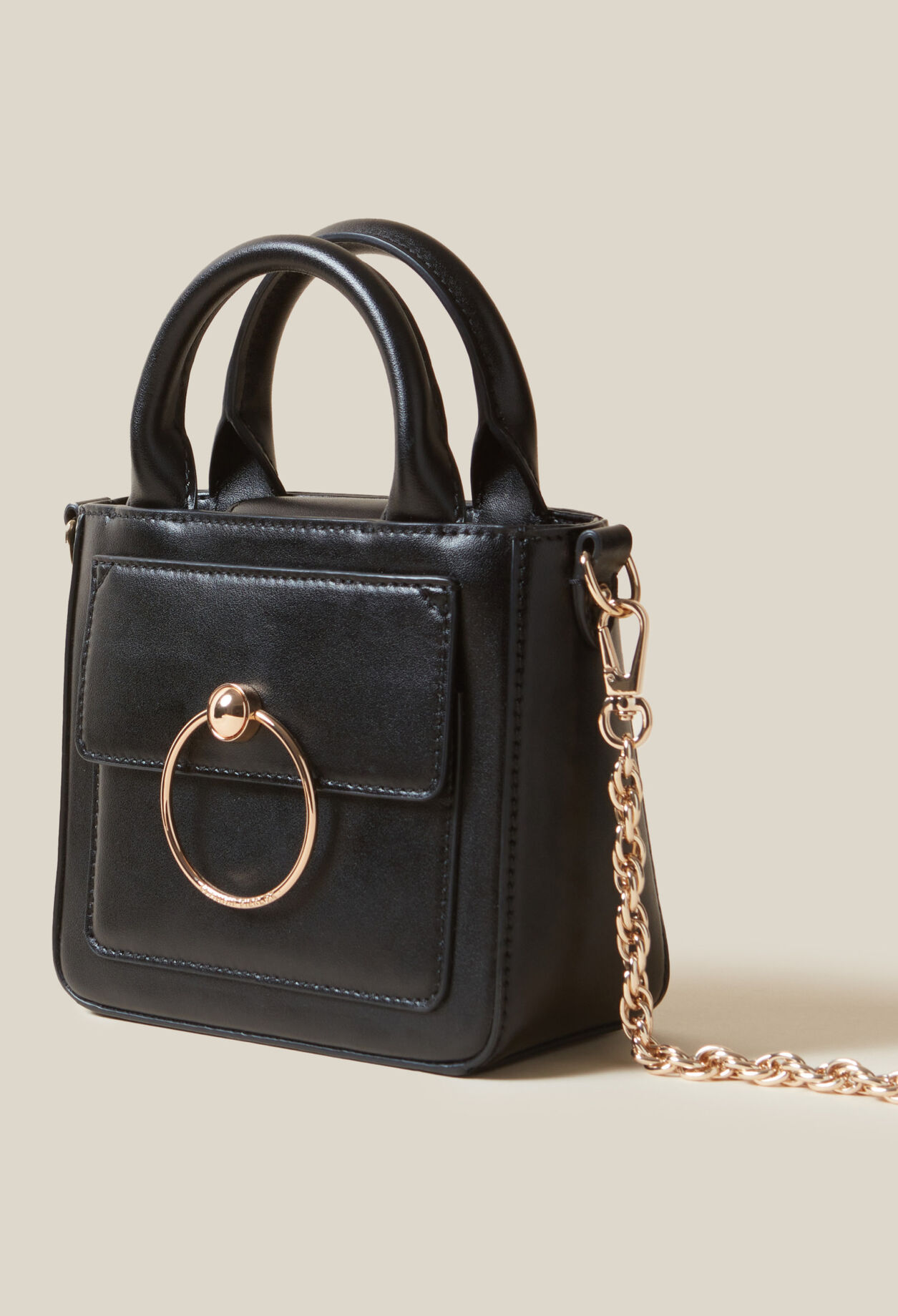 Mini bolso Anouck piel lisa cadena