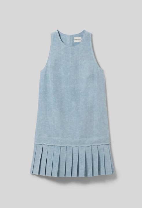 Vestido corto sin mangas