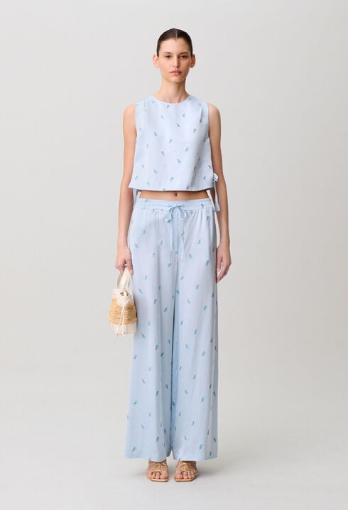 Pantal&oacute;n ligero satinado