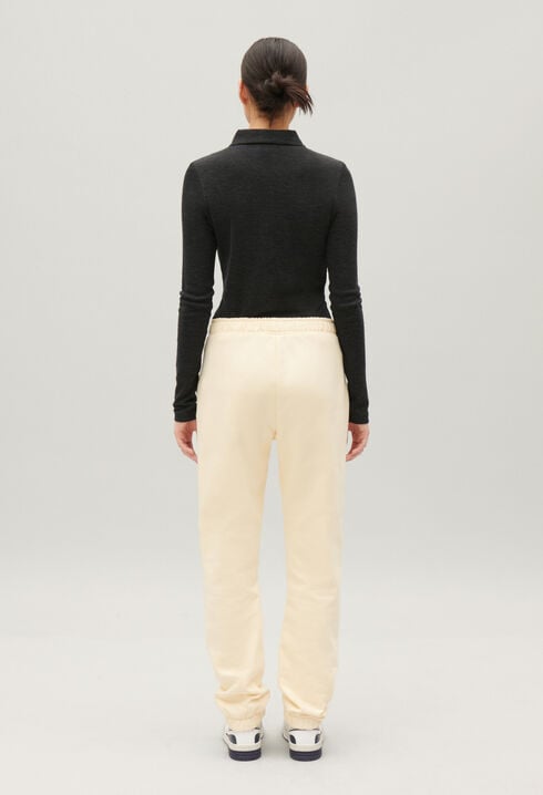 Pantalones jogging vainilla