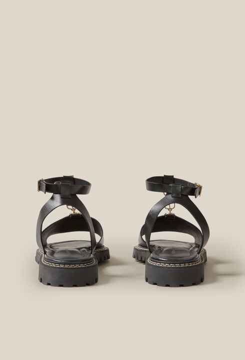 Sandalias piel