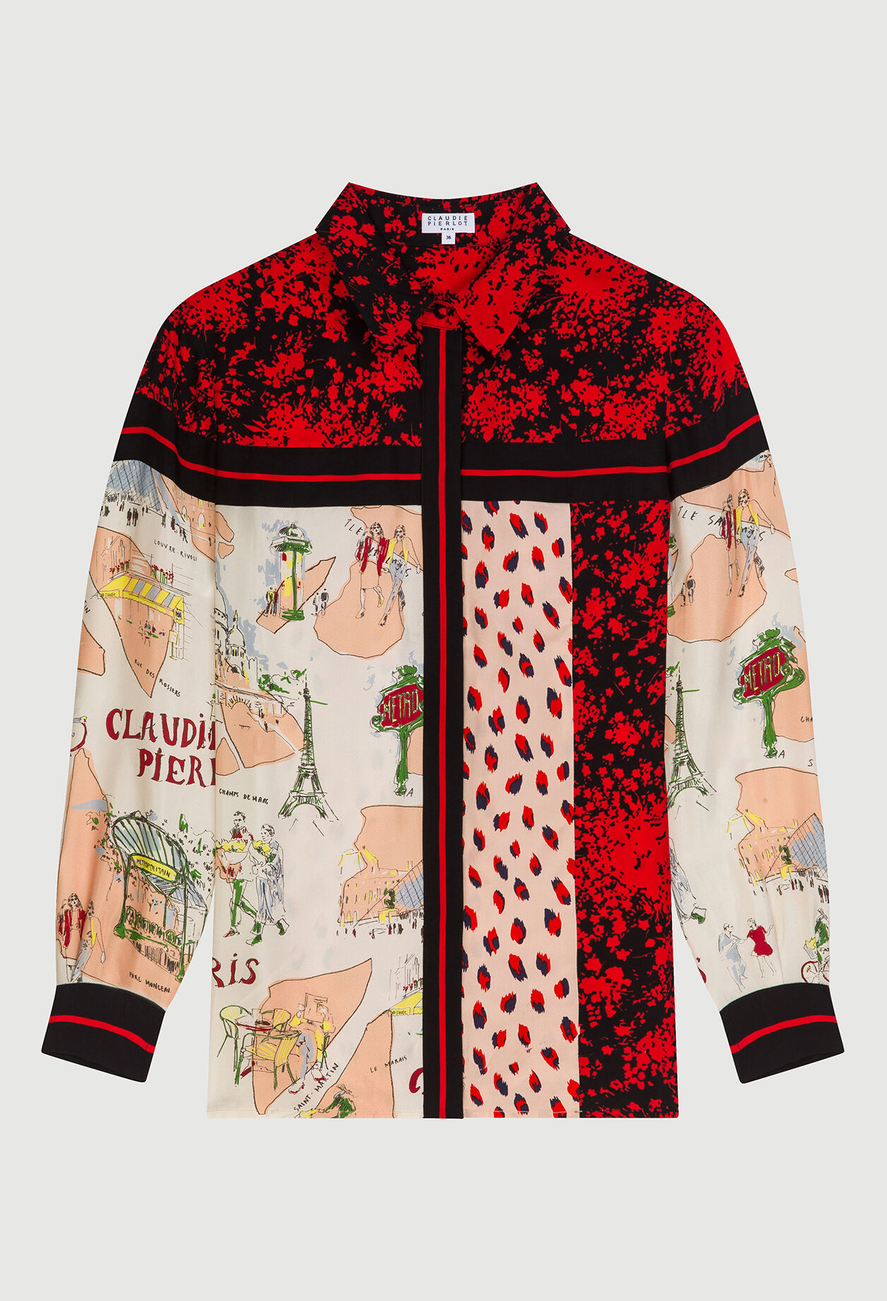 Camisa patchwork
