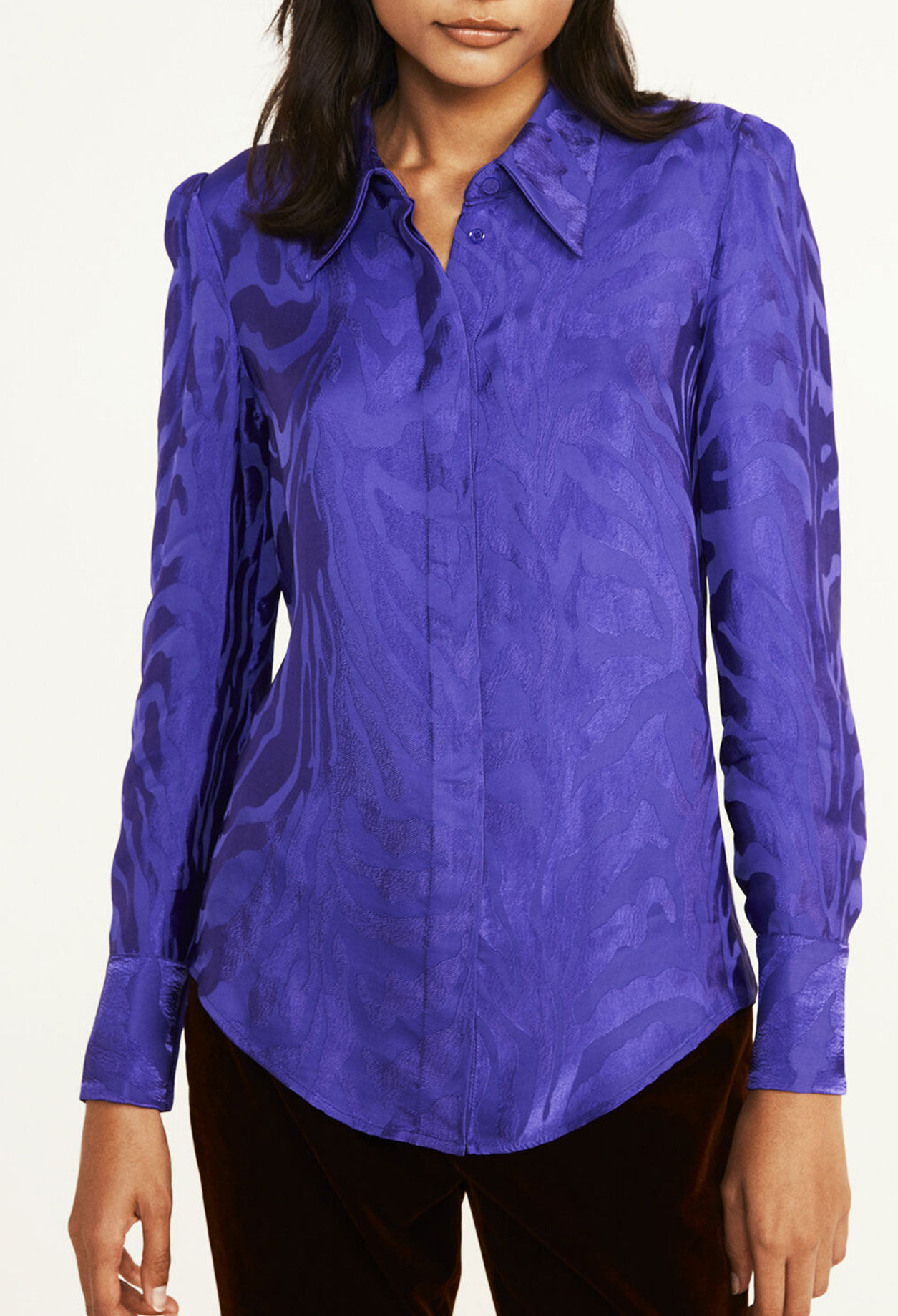 Camisa satinada
