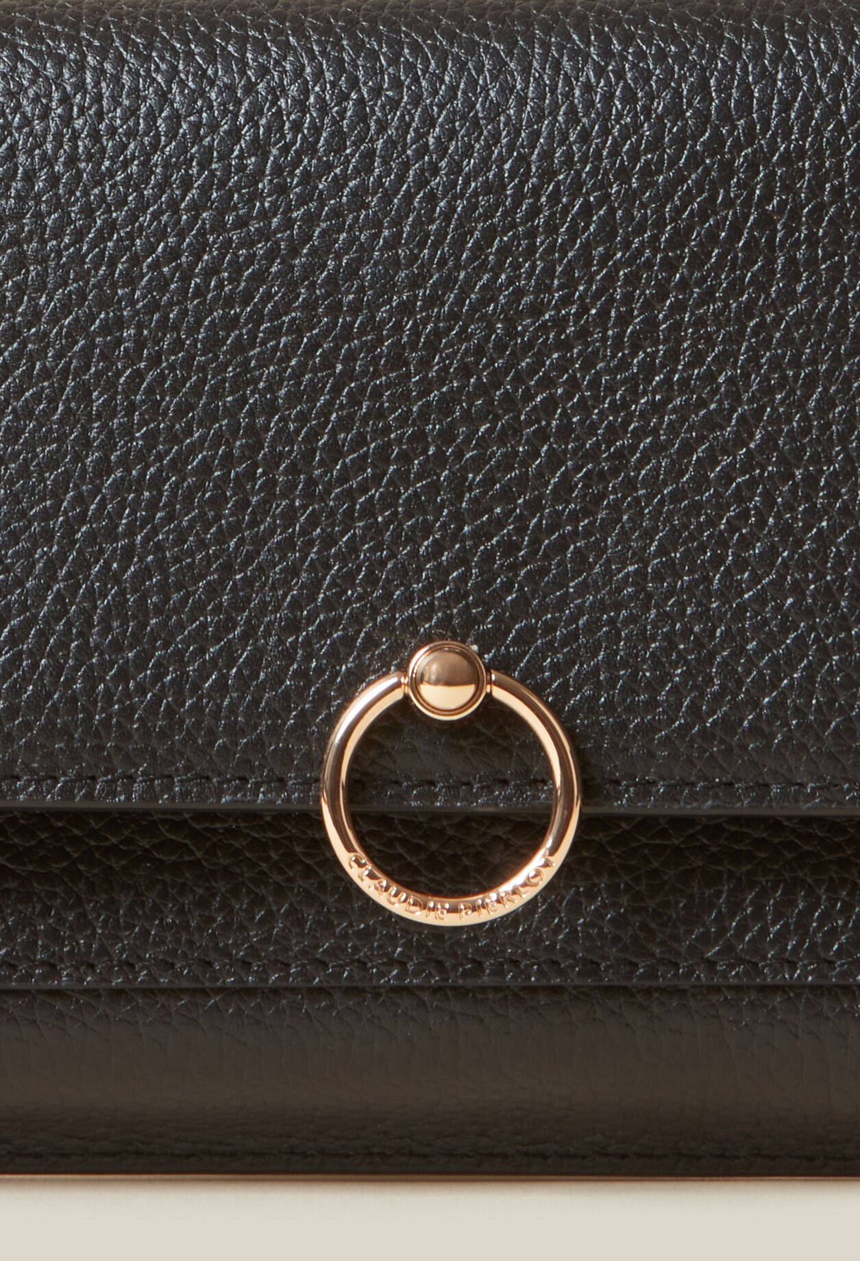 Bolso grande cuero granuloso